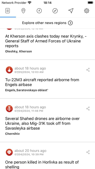 Liveuamap screenshot