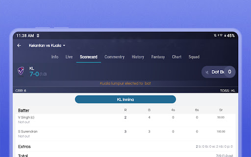 Cricket LineX: Fast Live score screenshot