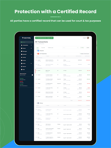 SupportPay: Split Expenses screenshot