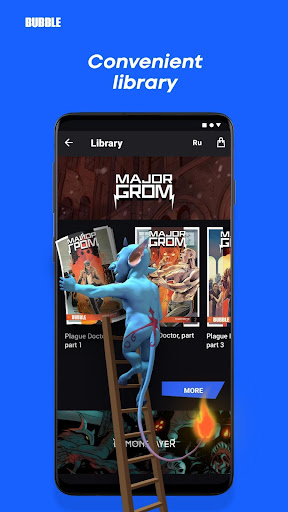 BUBBLE Comics. Russian heroes. screenshot