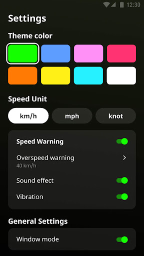 GPS Speedometer & Odometer screenshot