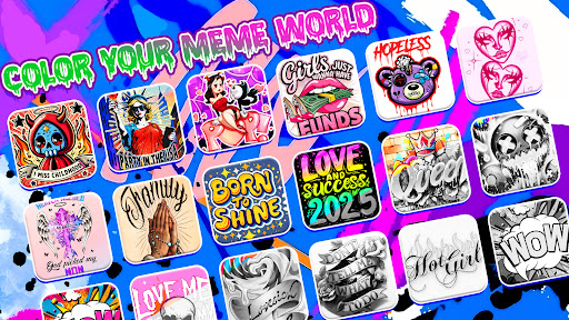 Meme Color Pro：Color by Number screenshot