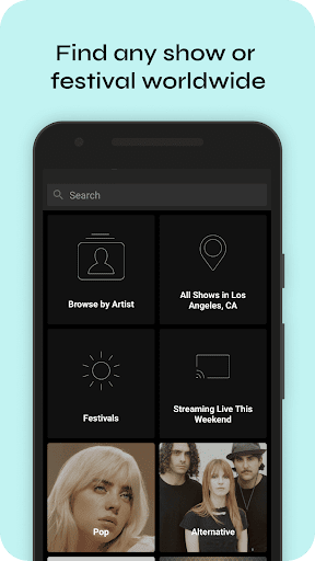 Bandsintown Concerts screenshot