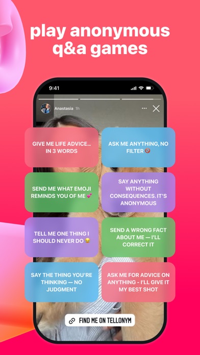 Tellonym: anonymous questions screenshot