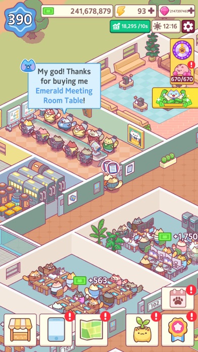 Office Cat: Idle Tycoon Games screenshot