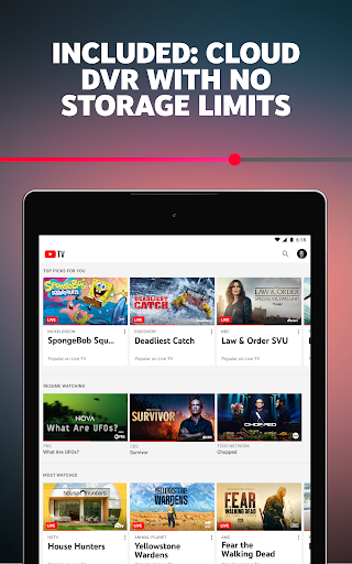 YouTube TV: Live TV & more screenshot