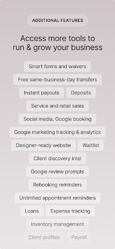 GlossGenius screenshot