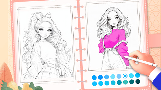 Doll Color: Princess Coloring screenshot
