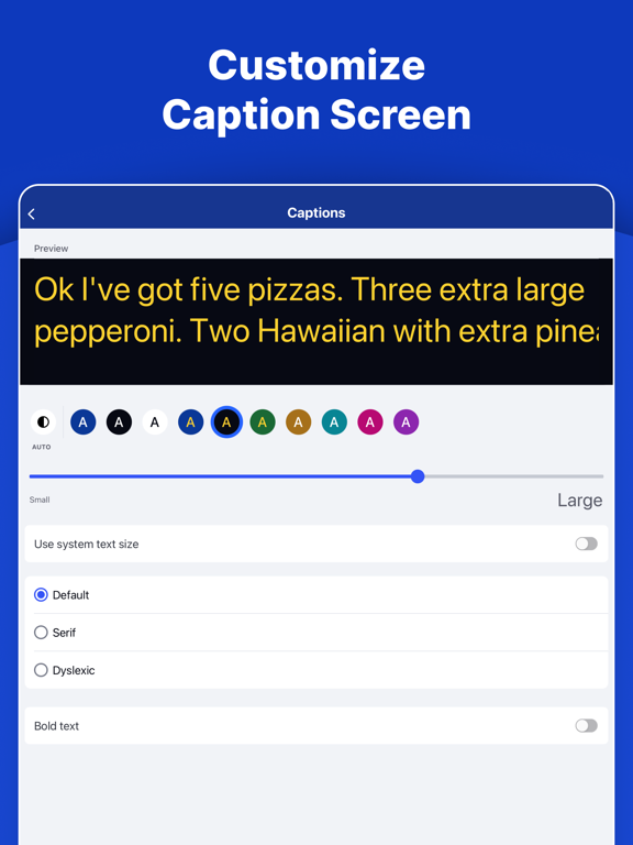 InnoCaption Live Call Captions screenshot
