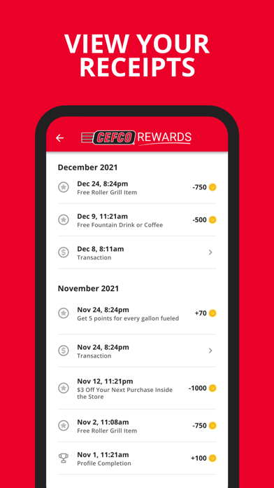 CEFCO Rewards screenshot