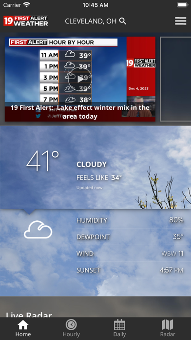 Cleveland19 FirstAlert Weather screenshot