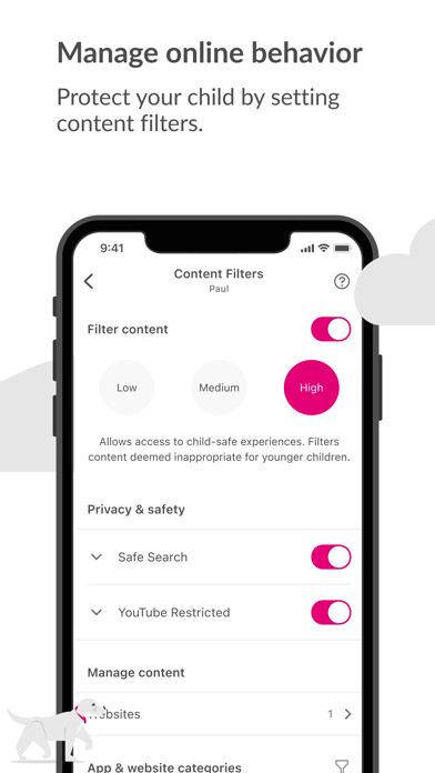 T-Mobile® FamilyMode™ screenshot