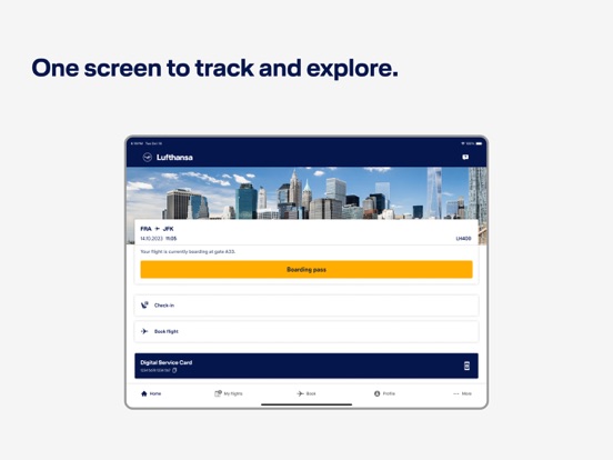 Lufthansa screenshot