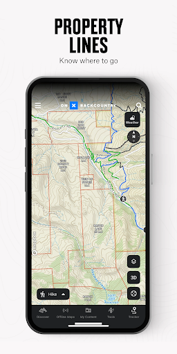 onX Backcountry Trail Maps GPS screenshot