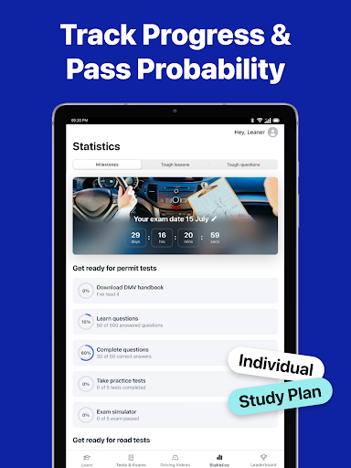 DMV Permit Practice Test 2025 screenshot