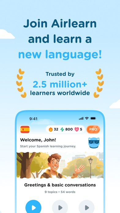 Airlearn - Learn Languages screenshot