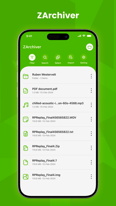 ZArchiver screenshot