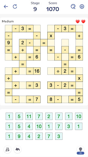 Crossmath - Math Puzzle Games screenshot