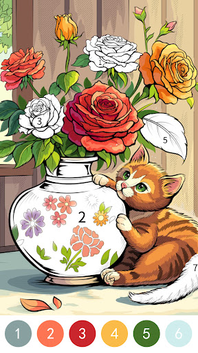 Vivid Color Paint By Number screenshot