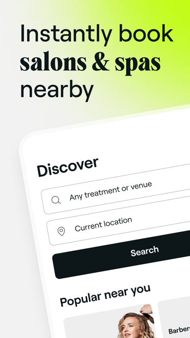 Fresha for customers screenshot