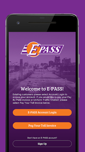 E-PASS Toll App screenshot