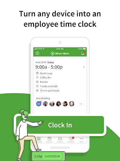 When I Work Team Scheduling screenshot