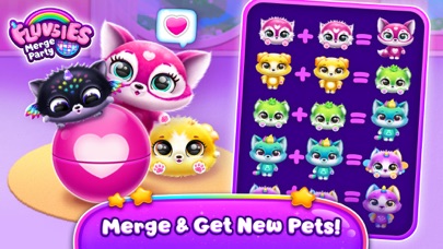 Fluvsies Merge Party screenshot