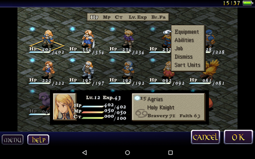 FINAL FANTASY TACTICS : WotL screenshot