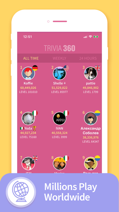TRIVIA 360: Quiz Game screenshot