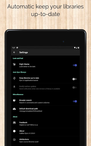 Calibre Sync screenshot