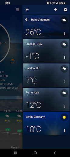 Weather Real-time Forecast screenshot