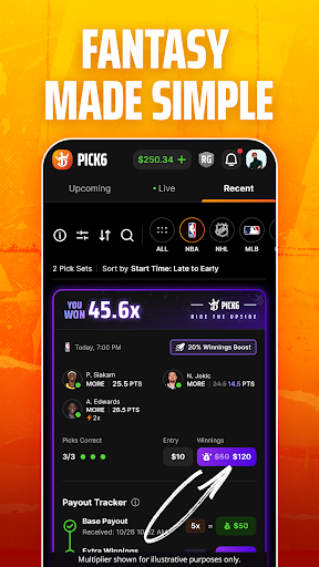 DraftKings Pick6: Fantasy Game screenshot