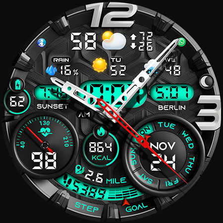 PER32 Ultra Hybrit Watch Face screenshot