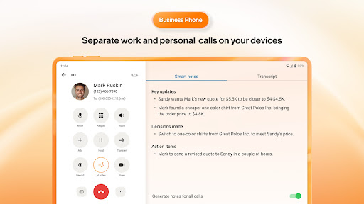 RingCentral screenshot